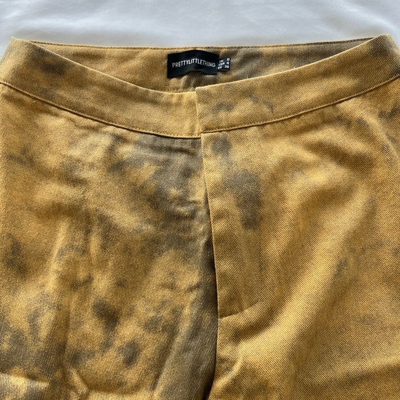 Pretty Little Thing Camel Washed Cargo Pocket Detail Cargos - Picture 6 of 6